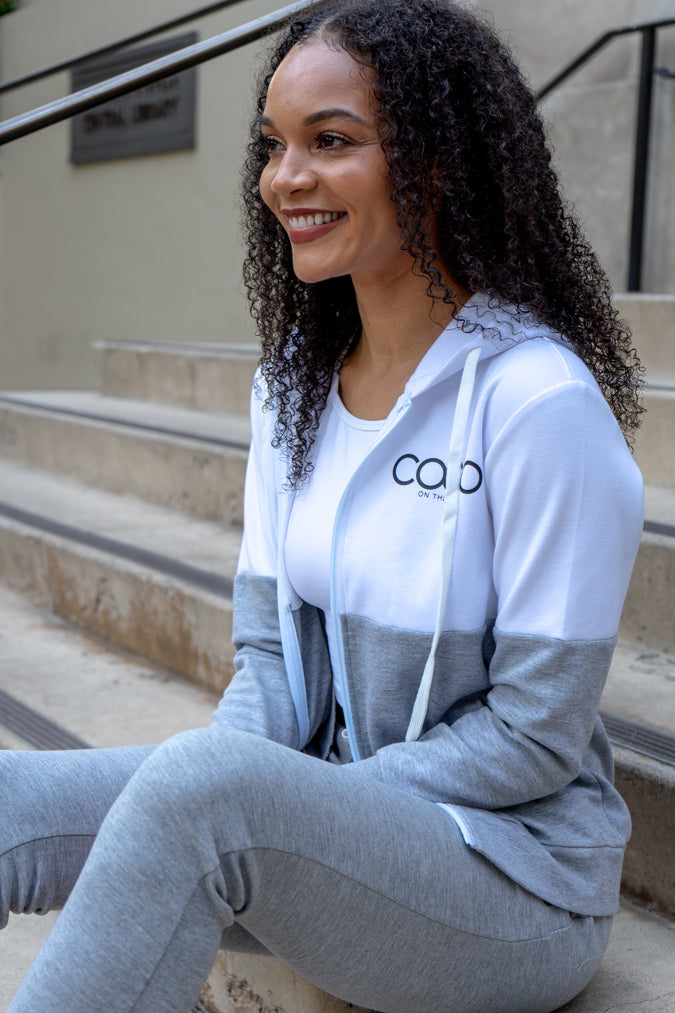 ROE TRACKSUIT -  GREY/WHITE