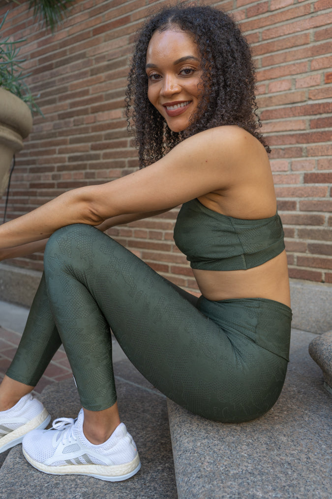 TOKYO HIGH-WAIST LEGGING-ARMY GREEN