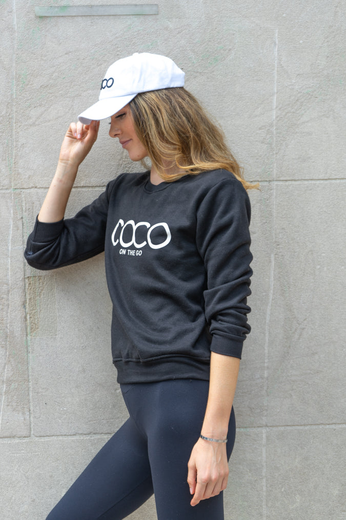 COCO Sweatshirt- Black - Final Sale
