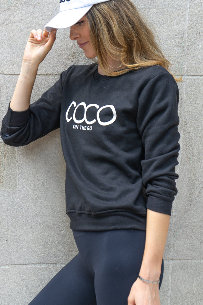 COCO Sweatshirt- Black - Final Sale