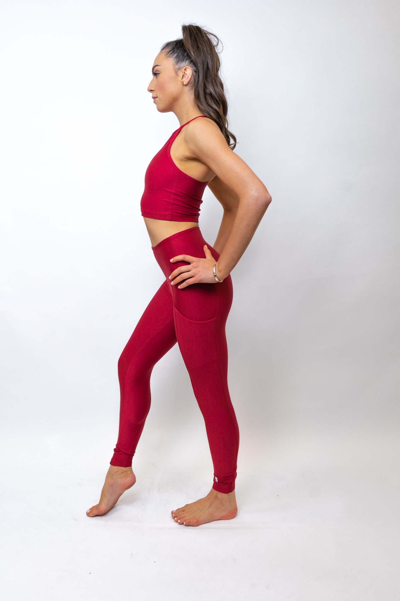 Paloma Sports Bra- Red