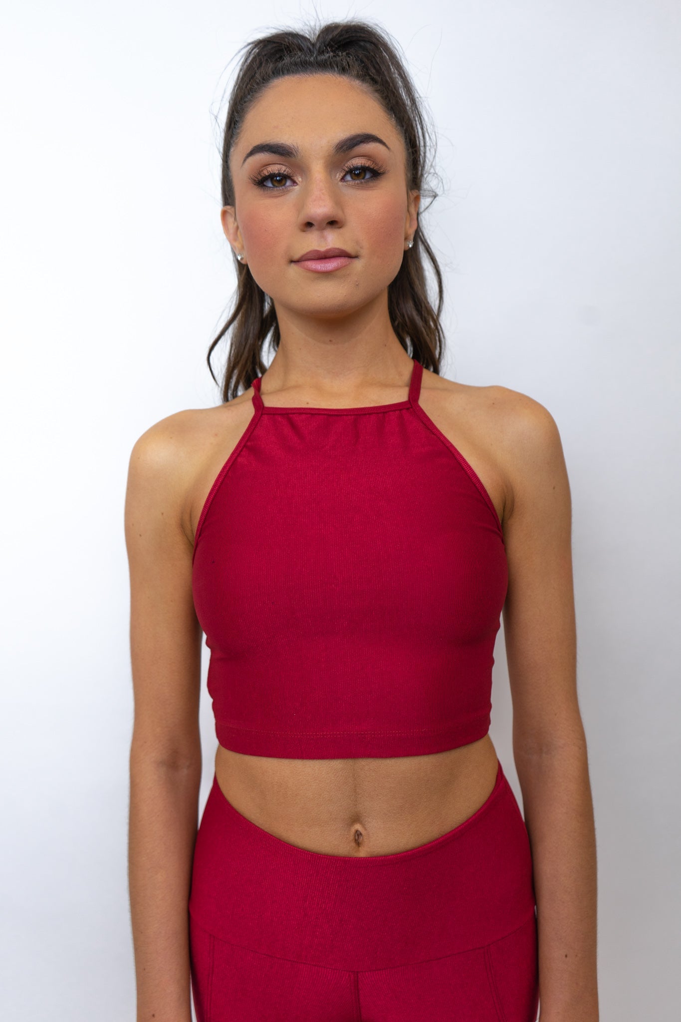 Paloma Sports Bra- Red