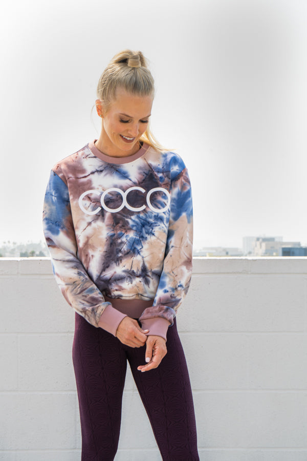 COCO Tie Dye Sweatshirt- Autumn