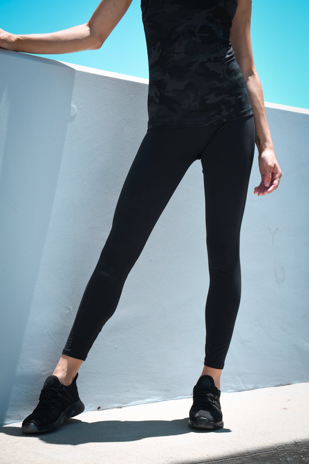 Luna Ankle Fit Legging - Black