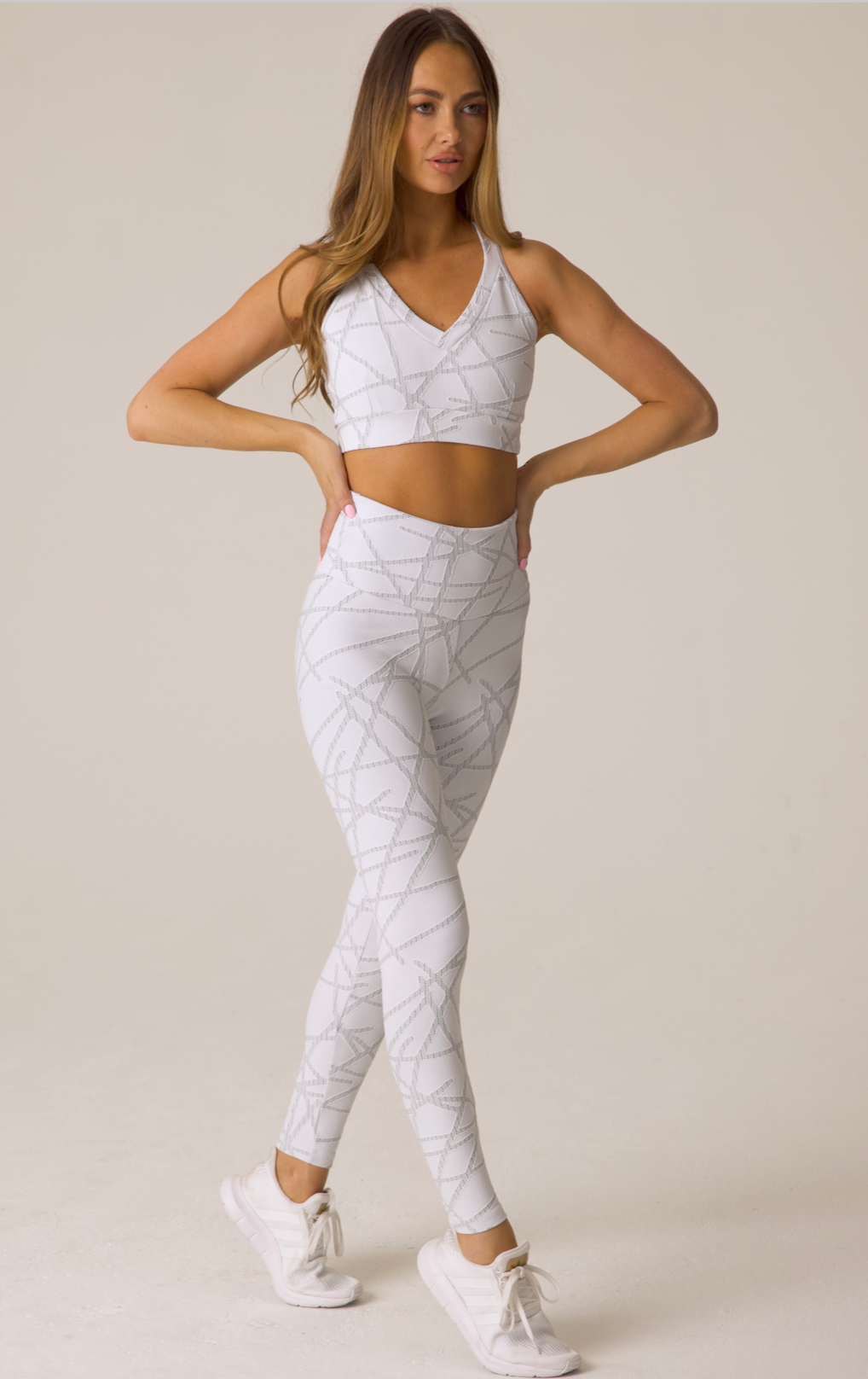 Olivia Sport Bra | White