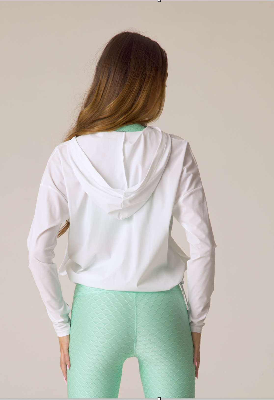 Run With Me Jacket Long | White
