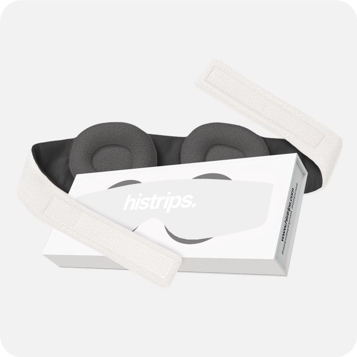Eclipse Sleep Mask (Pearl White)