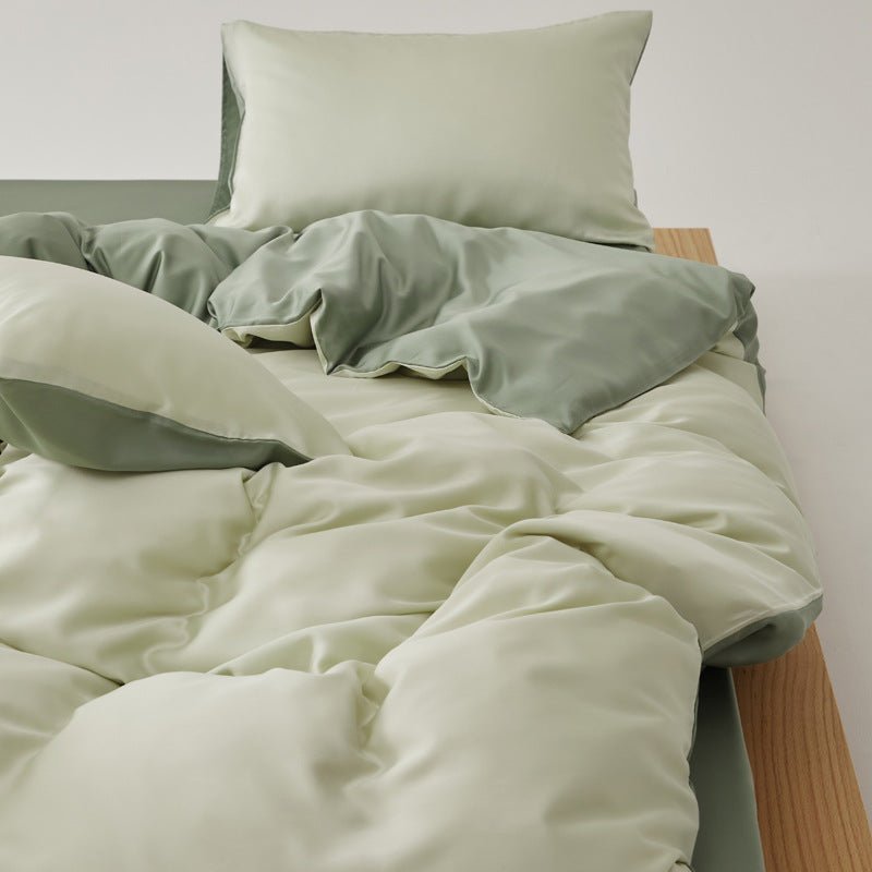 Adeline Pastel Silky Cooling TENCEL™ Bedding Set / Gray