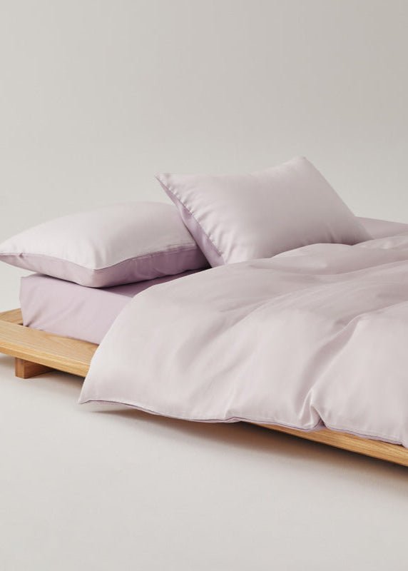 Adeline Pastel Silky Cooling TENCEL™ Bedding Set / Gray