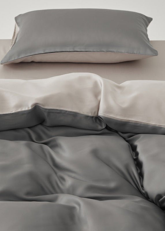 Adeline Pastel Silky Cooling TENCEL™ Bedding Set / Purple