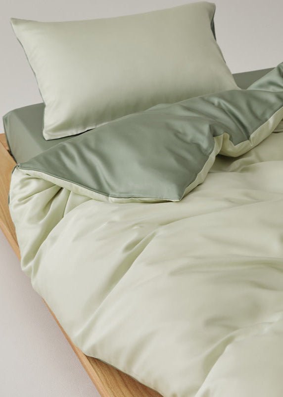 Adeline Pastel Silky Cooling TENCEL™ Bedding Set / Green