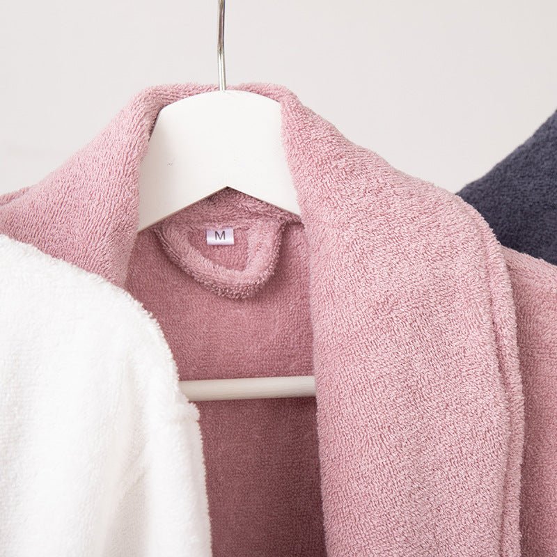 Classic Ultra-Soft Absorbent Cotton Bathrobe / Gray