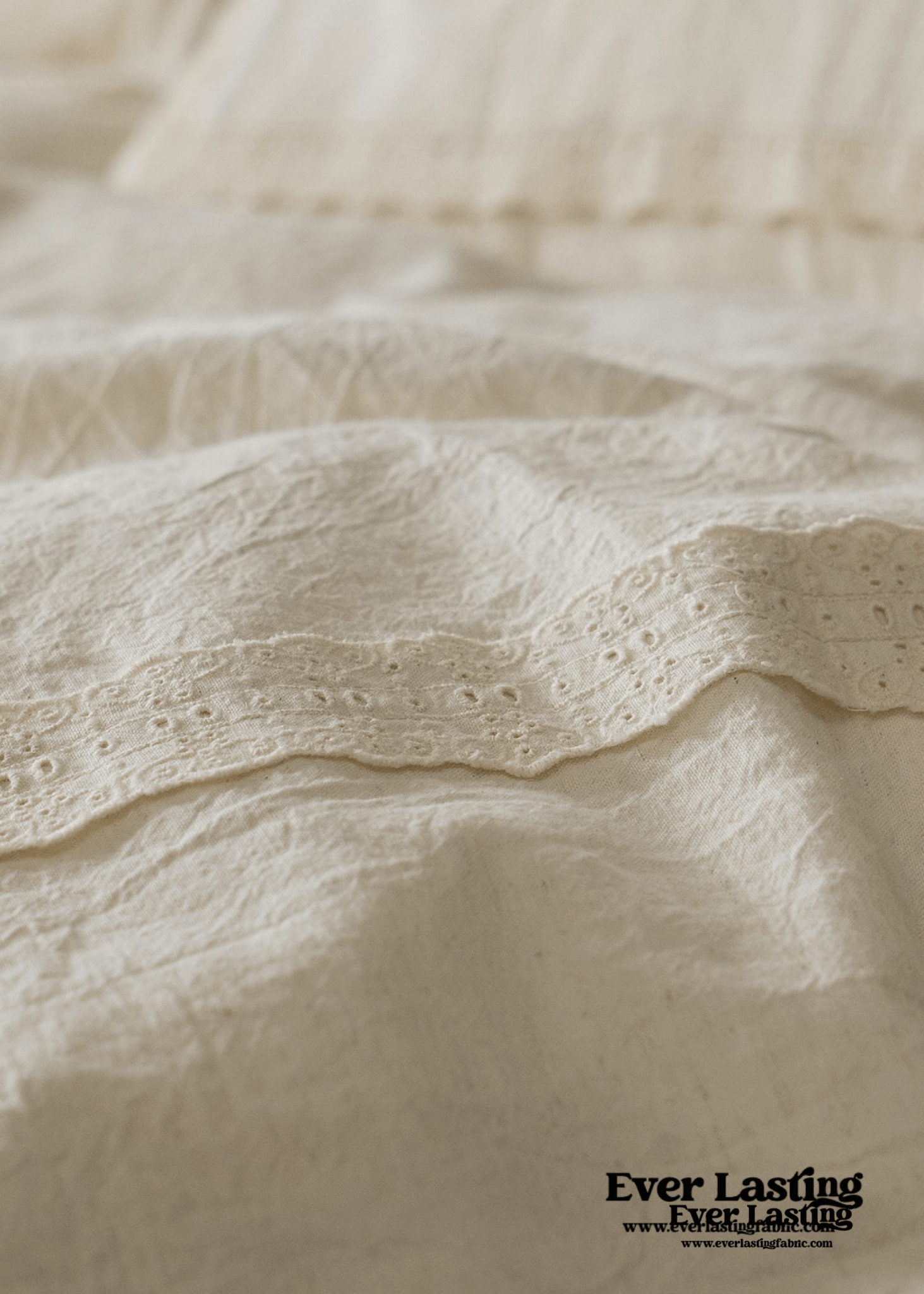 French Linen Cotton Embroidered Floral Pillowcases