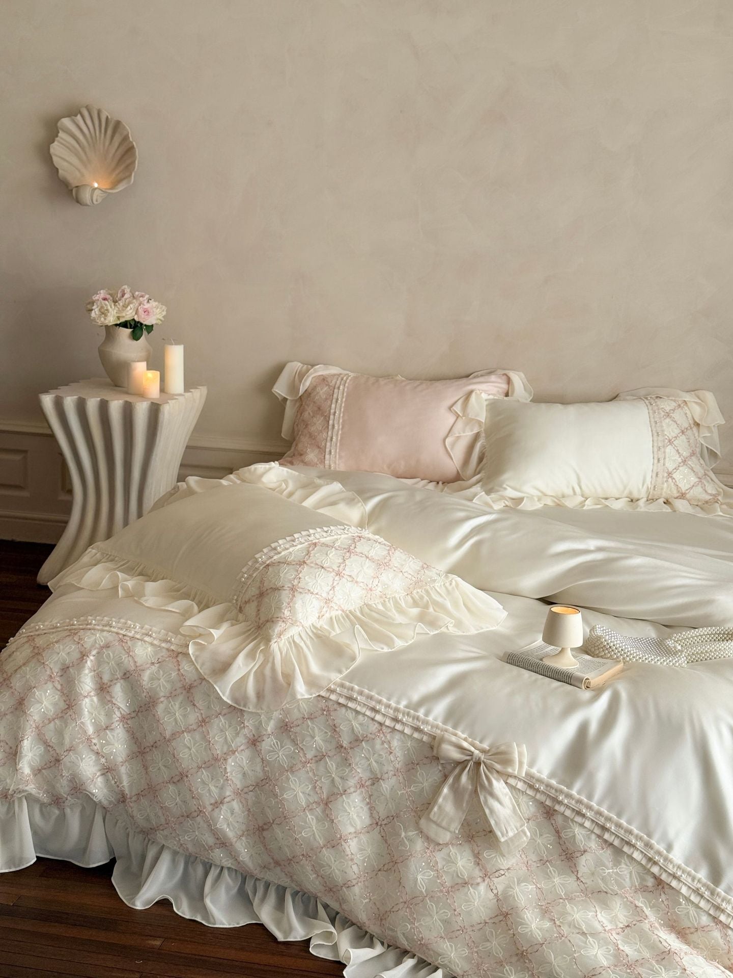 Haute Pearl TENCEL™ Bedding Set / Blush Romance