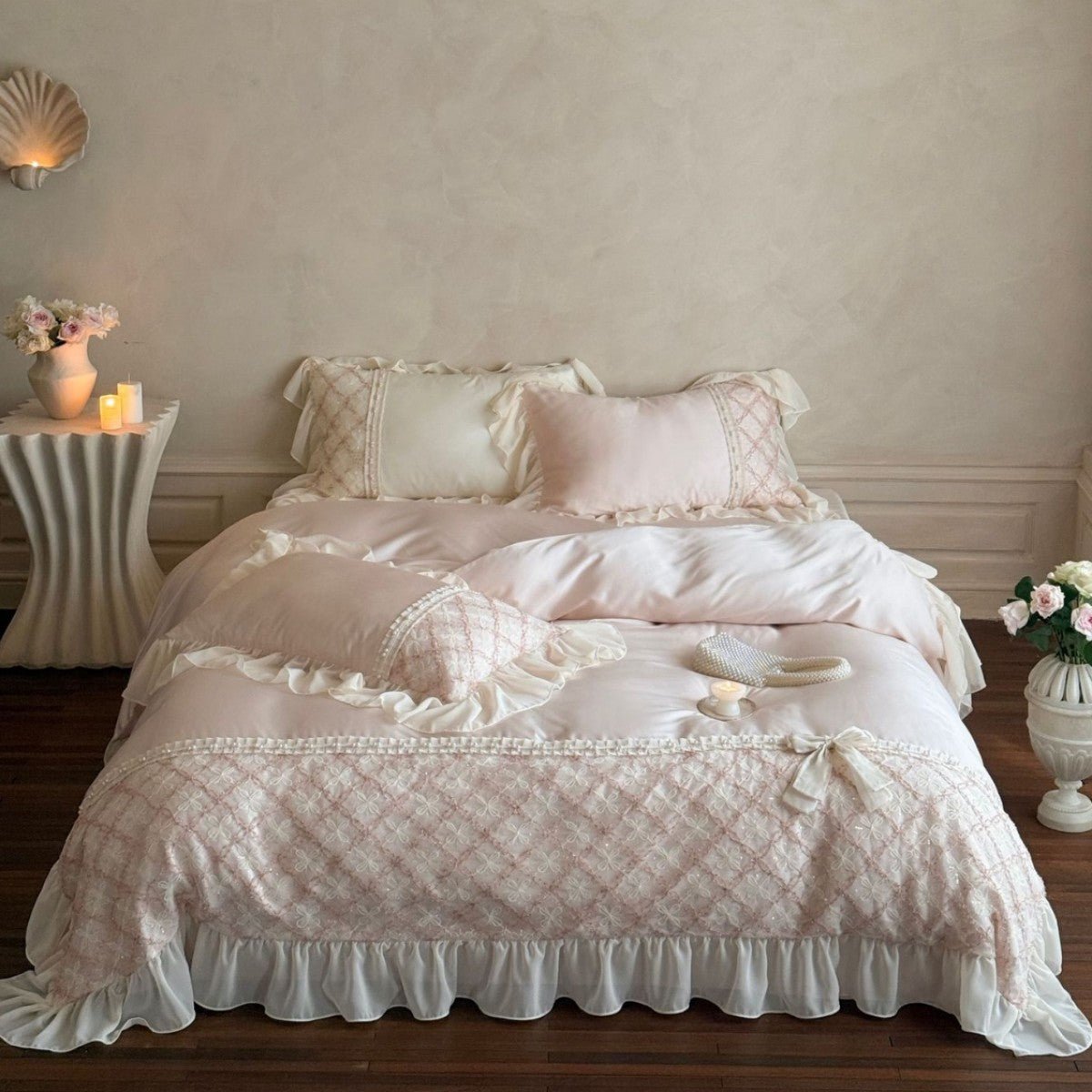 Haute Pearl TENCEL™ Bedding Set / Blush Romance