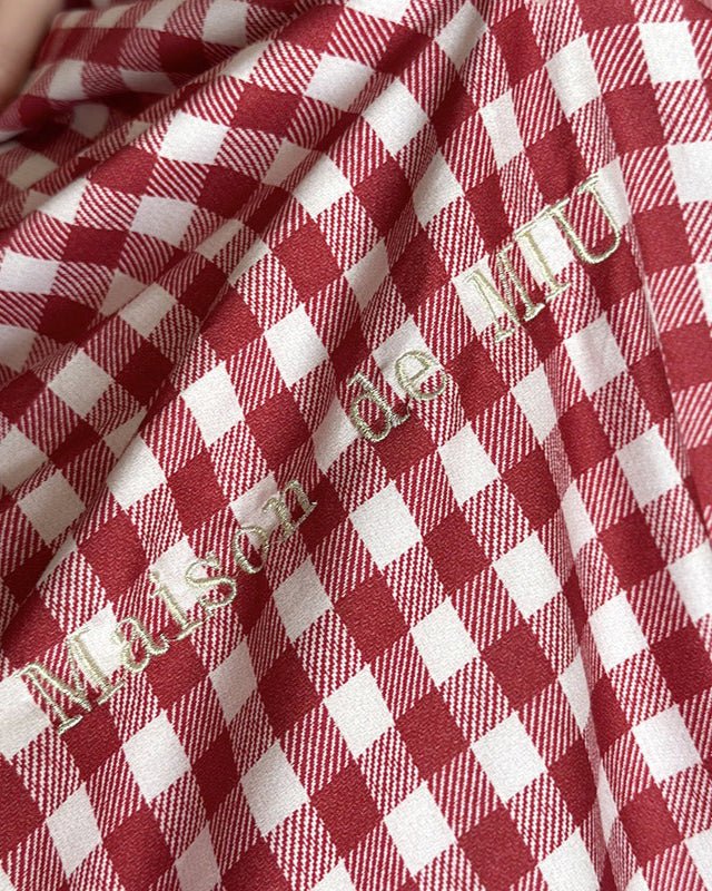 Hazel Vintage Gingham Ruffle Bedding Set / Black