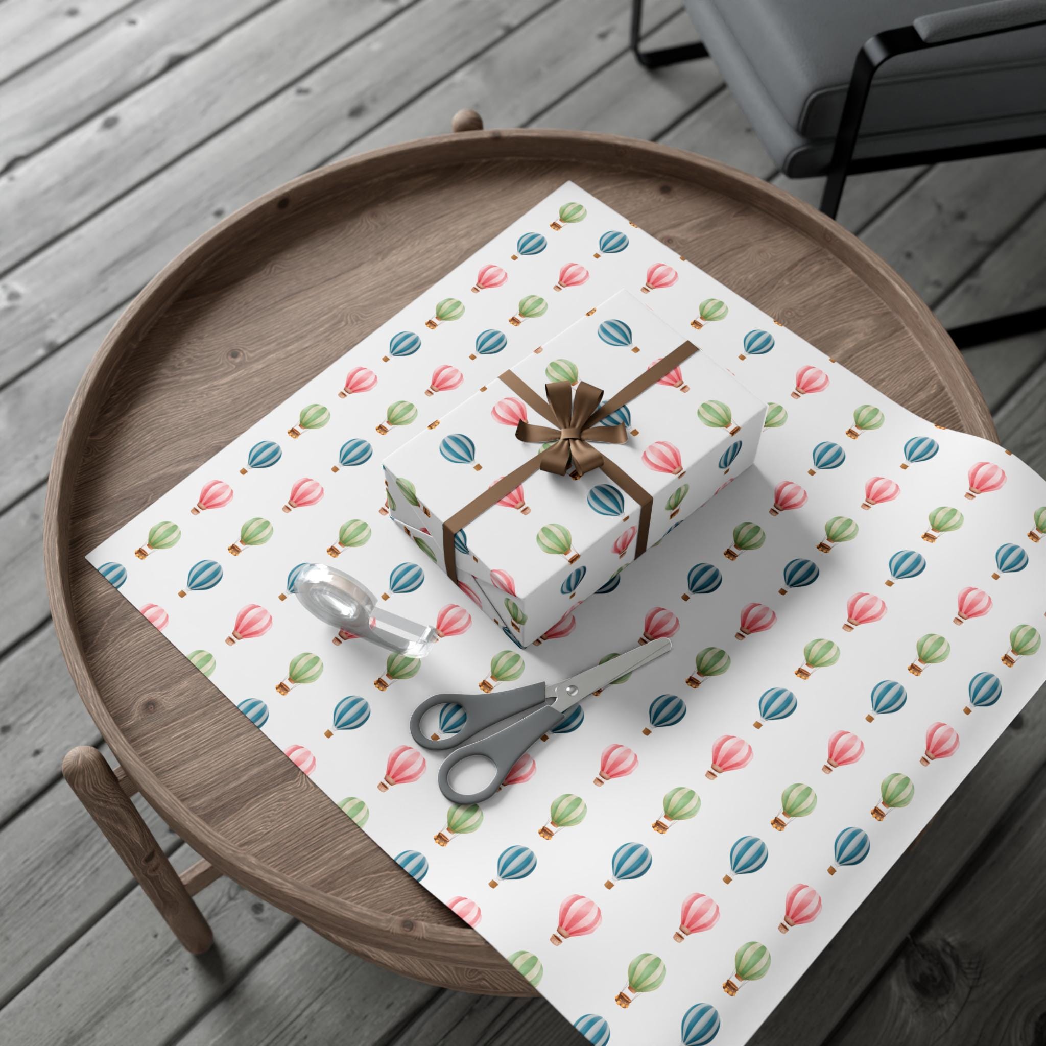 Hot Air Balloon Wrapping Paper