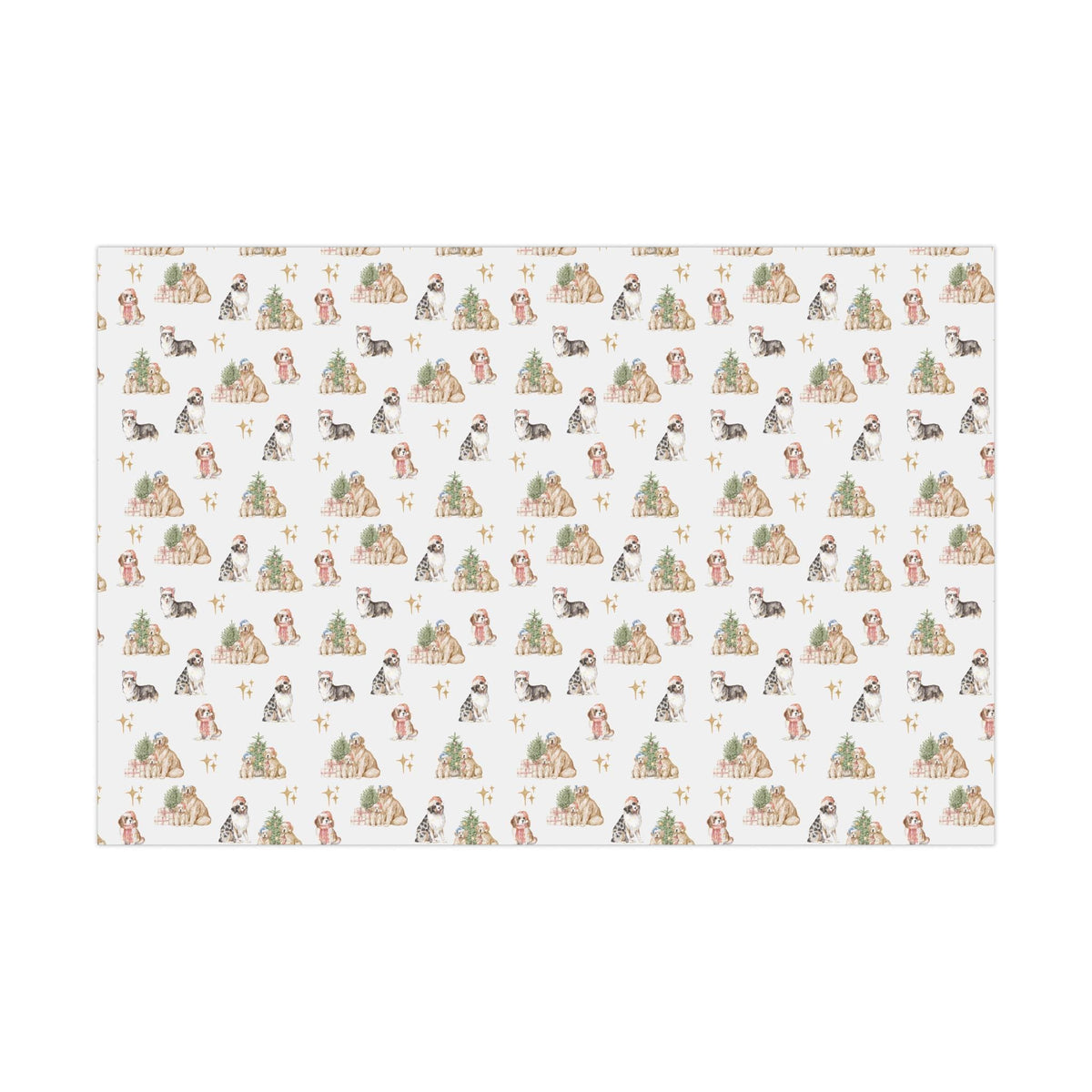 Christmas Dogs Wrapping Paper