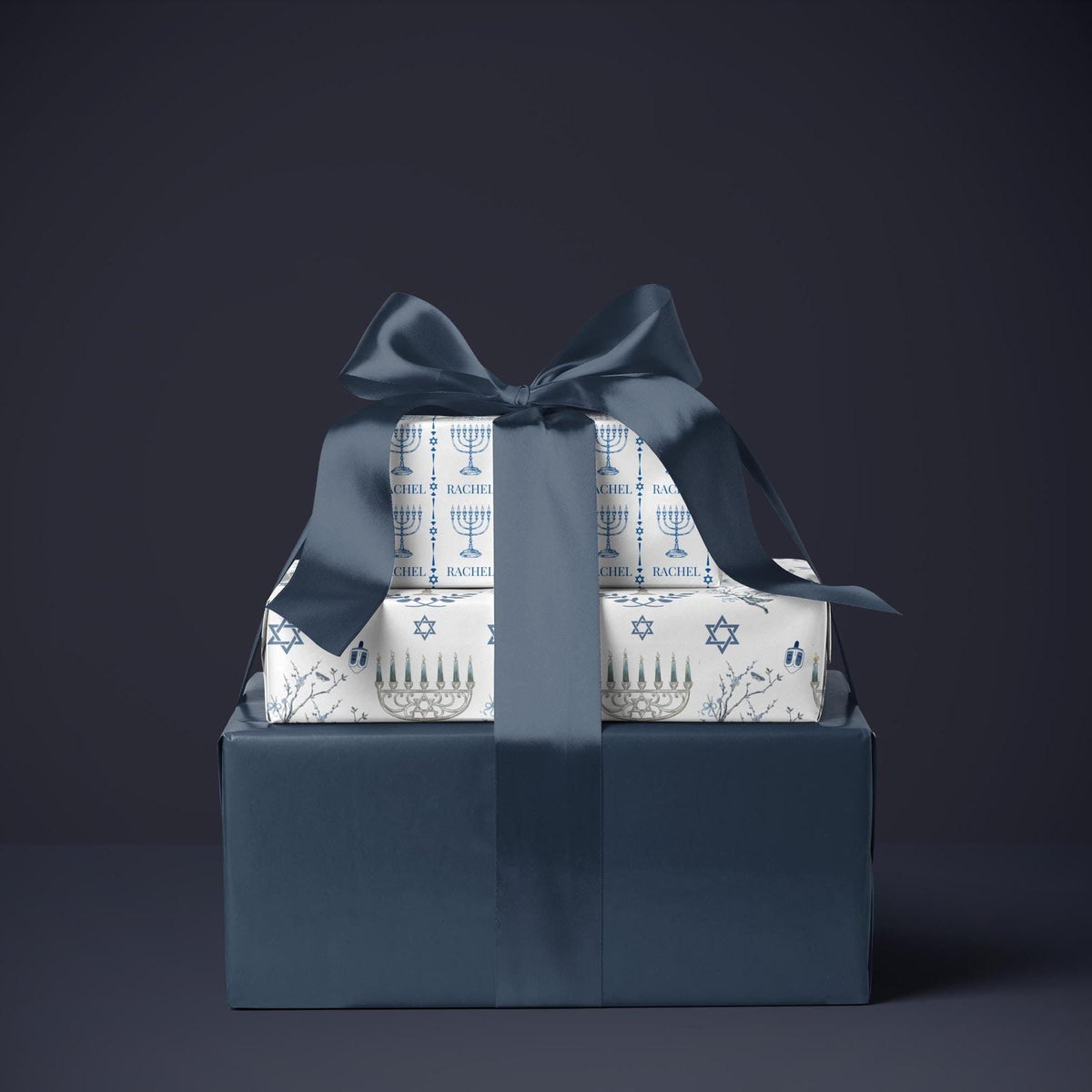 Chinoiserie Hanukkah Wrapping Paper