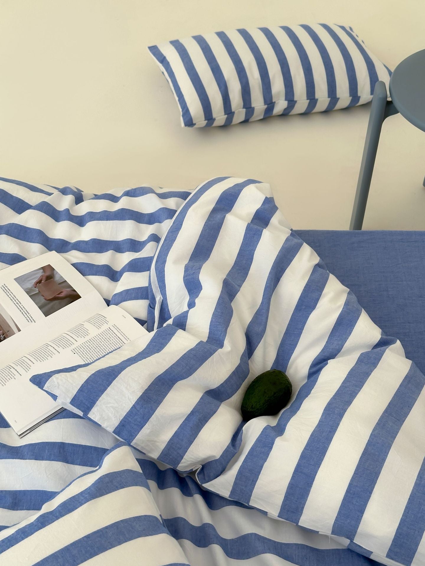 Refreshing Stripe Pillowcases / Yellow