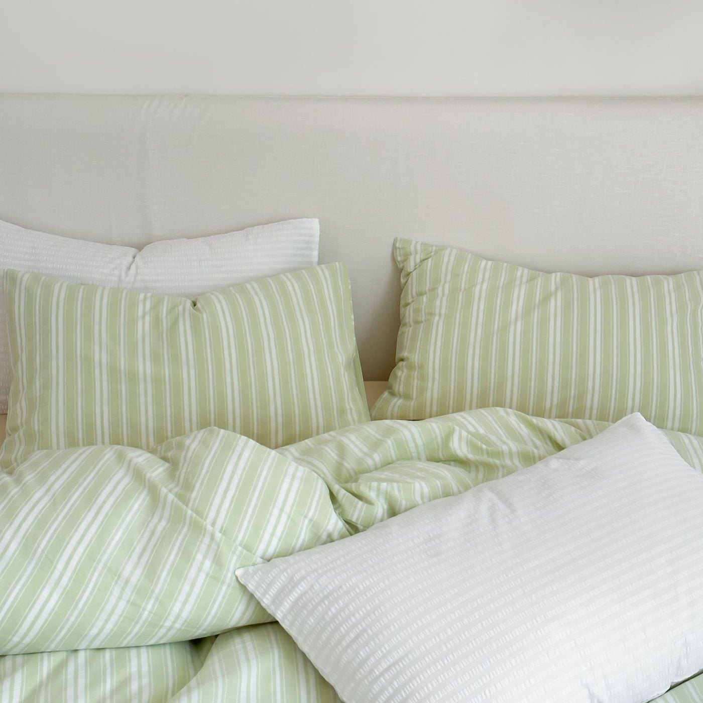 Refreshing Stripe Pillowcases / Yellow