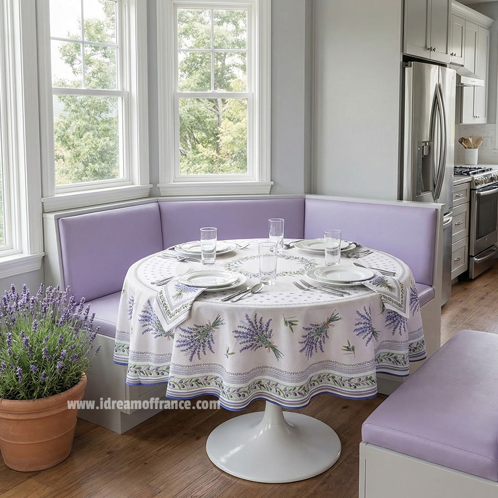 Tissus Toselli Lauris Tablecloth - Thumbnail 3