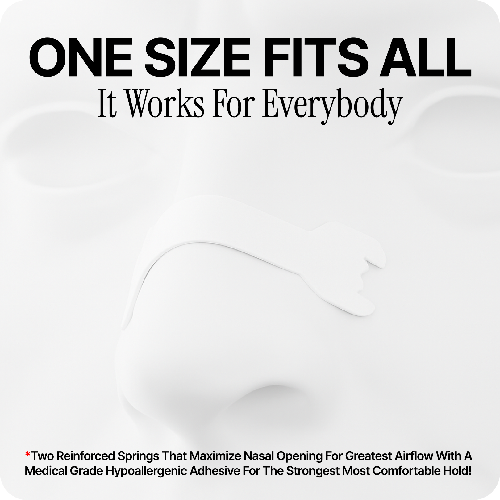 White Nasal Strips
